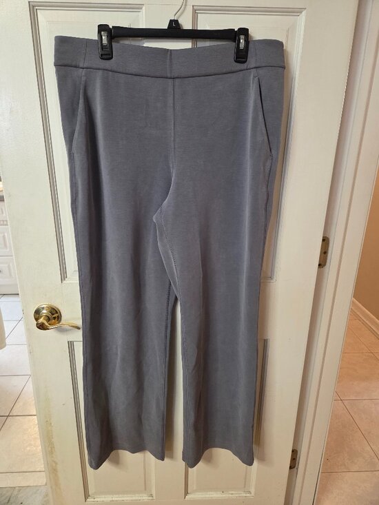 Lululemon Softstreme Pants - Size XL - Lululemon Softstreme HR Straight Leg Pants Gray High Rise Wide Leg NWT